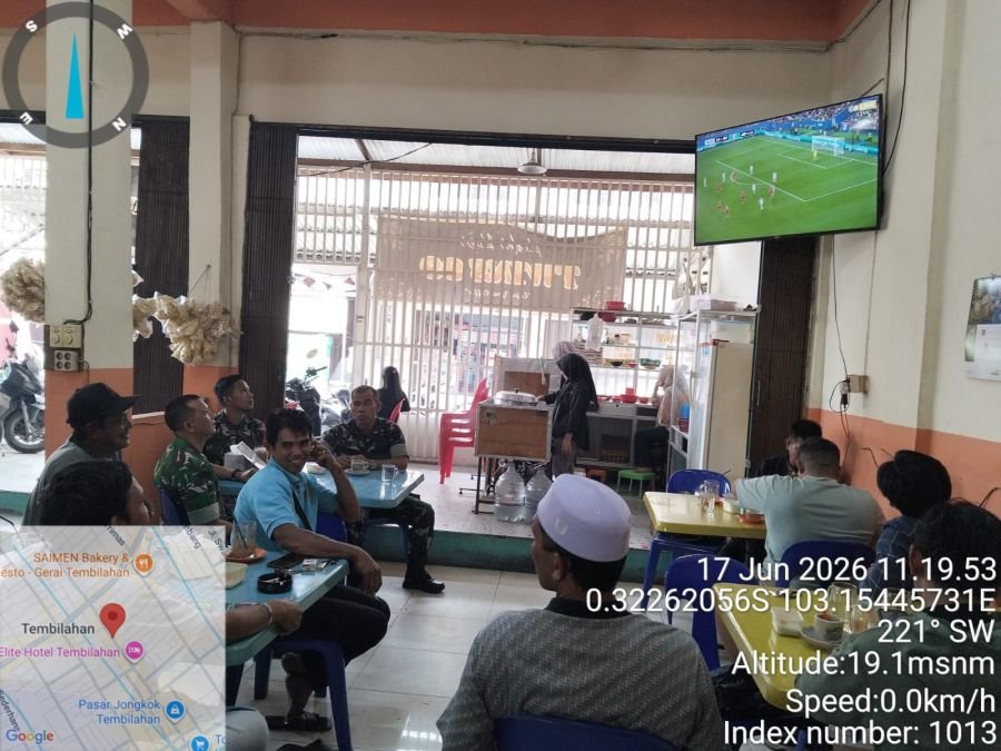 PERSONIL KORAMIL 08/MANDAH  NOBAR PIALA DUNIA 2026  PERKUAT SILATURAHMI KEBERSASAMAAN TNI-MASYARAKAT