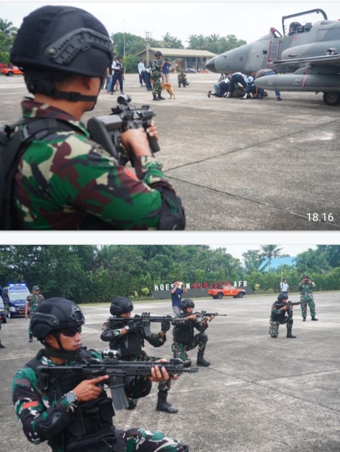 Pesawat Hawk Skadron 12 Paksa Pesawat Asing Mendarat, Tegaskan Kesiapsiagaan Jaga Kedaulatan Udara