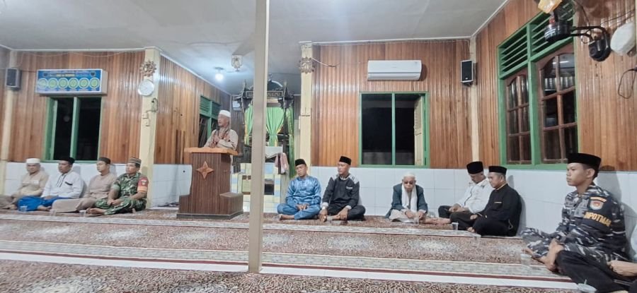 PLH DANRAMIL SERASAN HADIRI PERINGATAN TAHUN BARU ISLAM 1 MUHARRAM 1448 H DI DESA HILIR