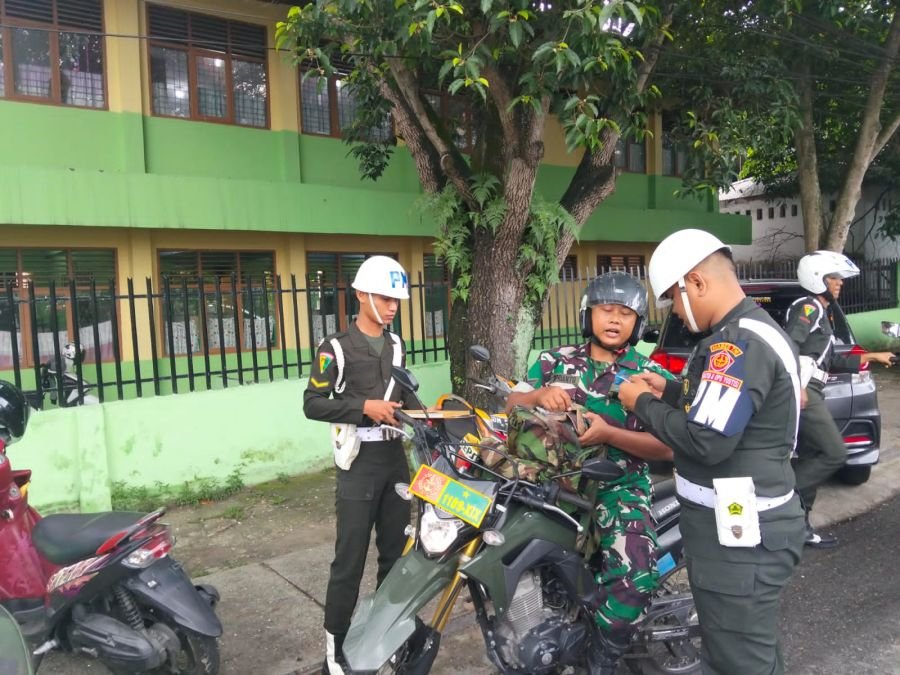 Pomdam XIX /TT melaksanakan Kegiatan Ops. Gatib Polisi Militer 