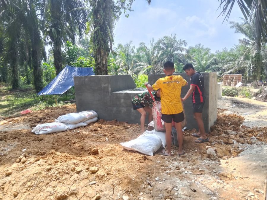 Pondasi Angkur dan Tanggul Jembatan Garuda Mulai Dibentuk