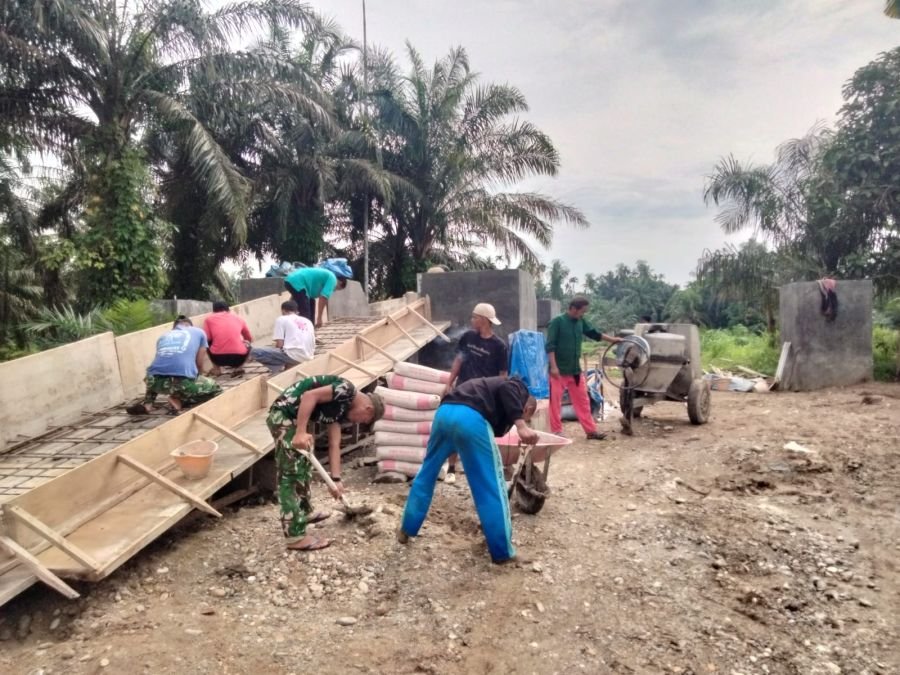 Pondasi Kokoh! Pengecoran Tower dan Anchor Jembatan Muara Musu Rampung 100 Persen