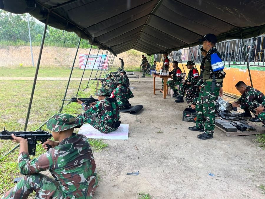 Prajurit Brigif TP 89/GG Asah Ketepatan Tembak, Fokus Tingkatkan Kesiapan Tempur