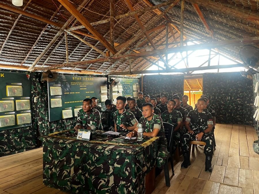 Prajurit Yonif TP 849 ikuti pelatihan jurnalistik secara daring