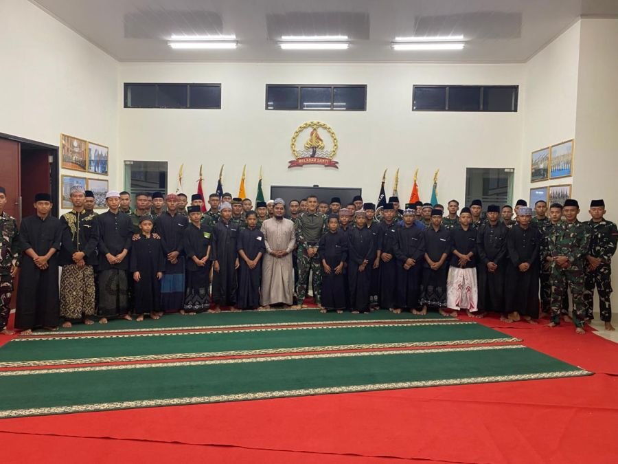 Prajurit Yonif TP 849/BS Gelar Yasinan dan Doa Bersama