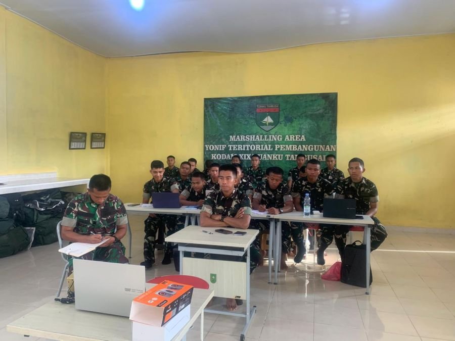 Prajurit Yonif TP 953/HR Ikuti Diklat Jurnalistik dan Publikasi