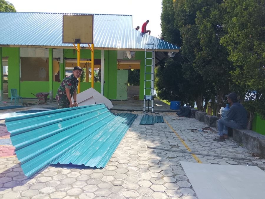 Praka I Wayan Bantu Rehabilitasi SMA Tambelan Lewat Kegiatan Binter