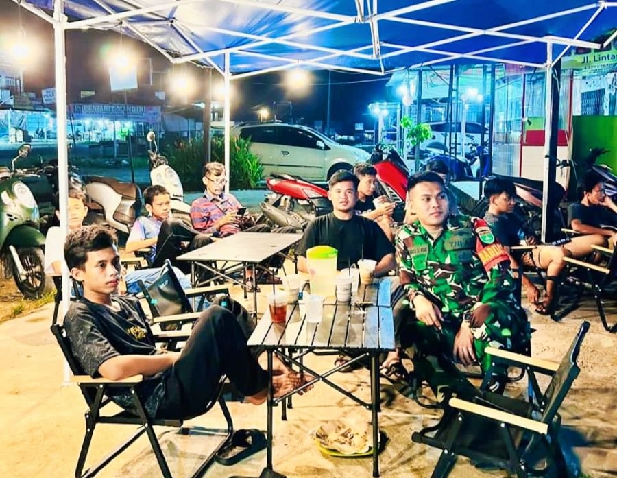 Pratu Abi Mayu Gelar Nobar bersama Masyarakat