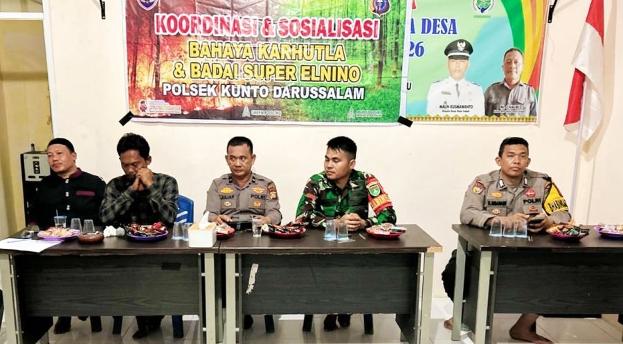 Pratu Abi Mayu: Jika Menemukan terjadi Karhutla segera Melaporkan Kepada Babinsa