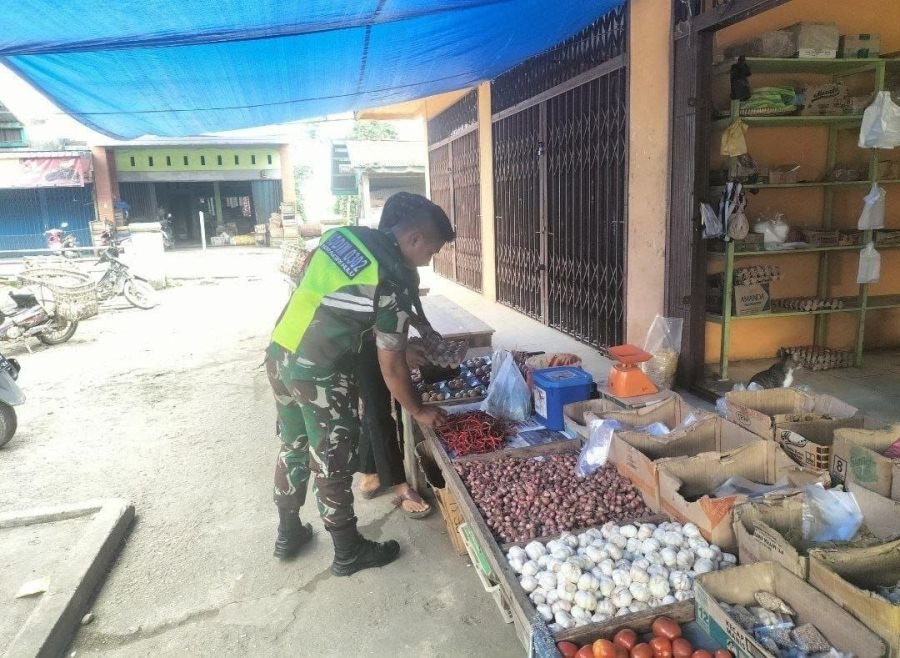 Pratu Teguh Mulya Cek Pasar Tradisional, Serap Aspirasi Pedagang