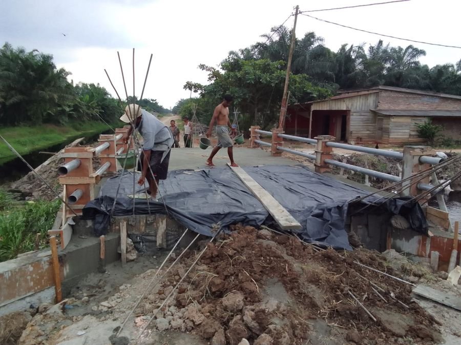 Progres Capai 90%, Pembangunan Jembatan Garuda di Pekaitan Segera Rampung