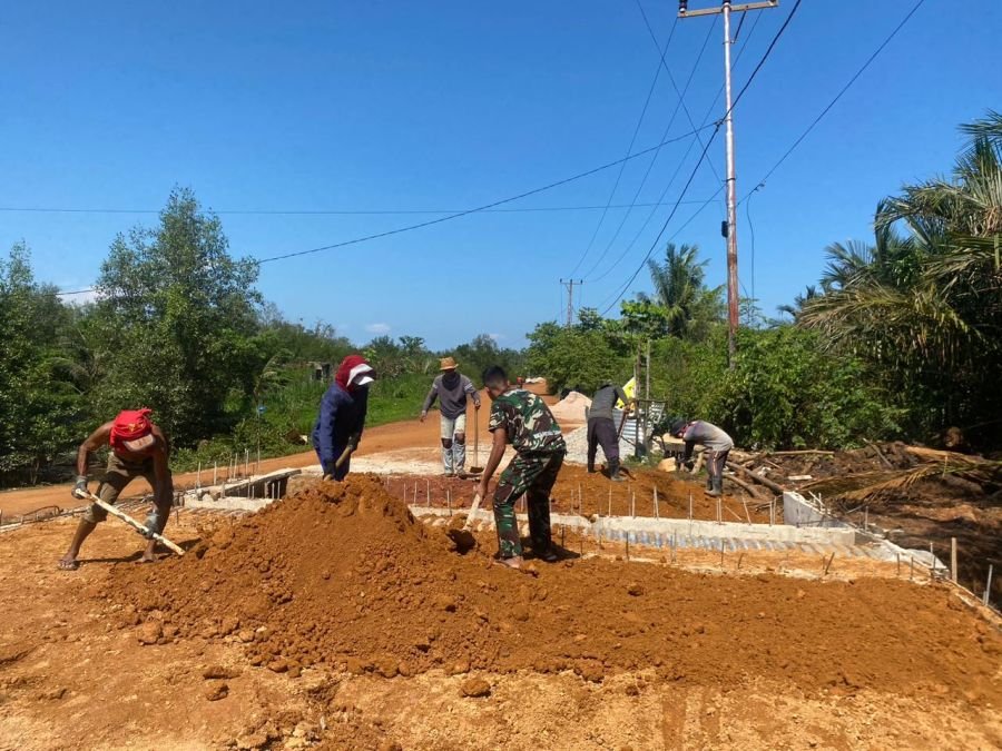 Progres Jembatan Armco Sungai Mata Satu Tembus 75,4 Persen