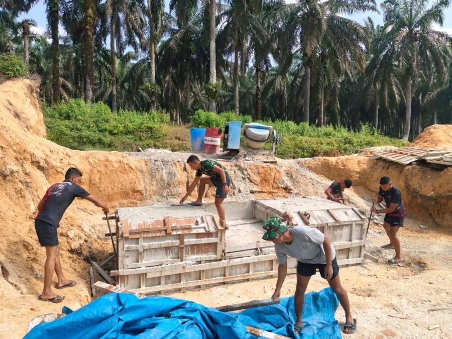 Progres Jembatan Gantung Garuda Bumi Mulya Capai Tahap Finishing Tepi Jauh dan Buka Mal Tapak Angkur