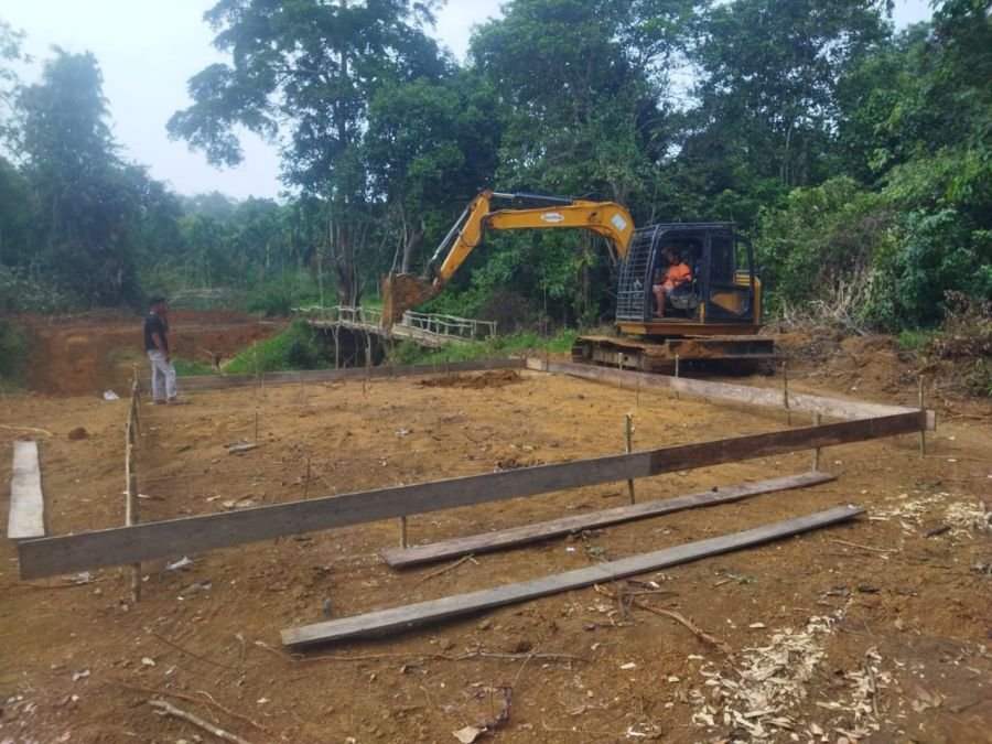 Progres Pembangunan Jembatan Gantung Garuda Tahap V di Inhu Capai 21,35 Persen 
