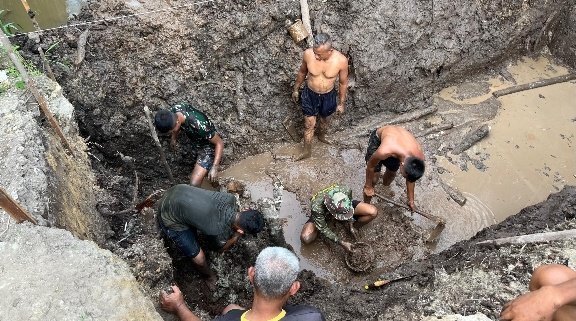 Progres Pembangunan Jembatan Garuda Perkuat Kemanunggalan TNI dan Rakyat