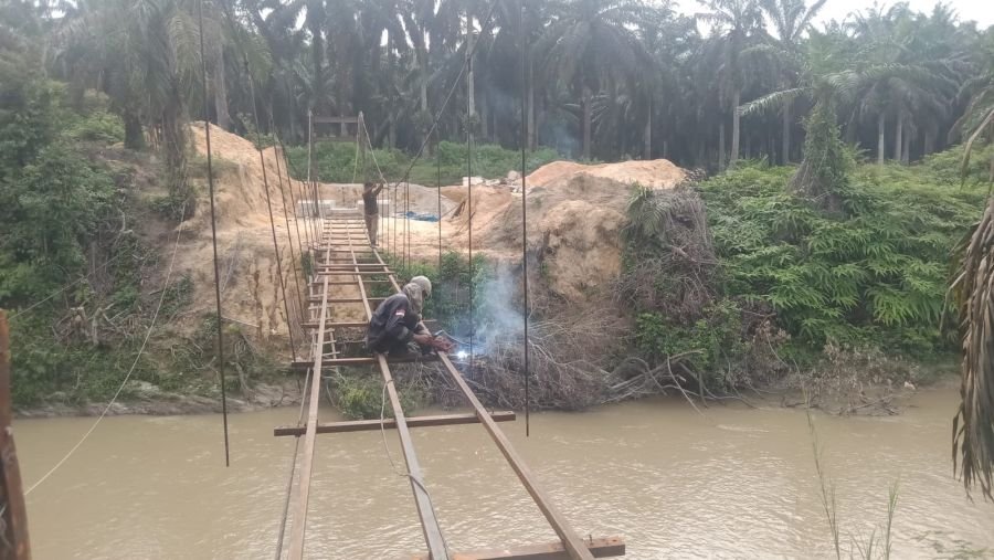 Progres Signifikan, Pemasangan Hanger Jembatan Garuda Masuki Tahap Krusial