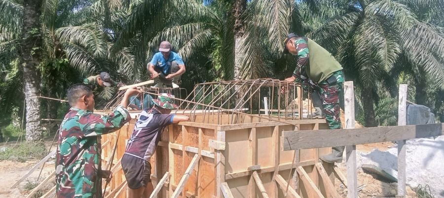 Progress Pemasangan Pondasi Angkur Jembatan Perintis Garuda Capai Tahap Lanjutan