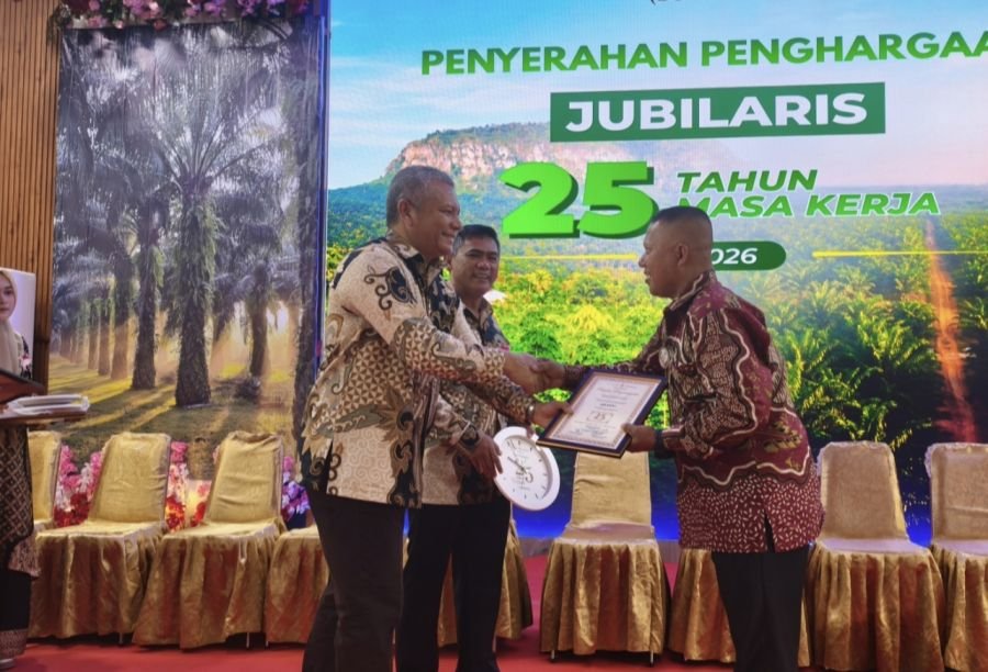 PT Socfindo Apresiasi 405 Karyawan yang Mengabdi Lebih dari Seperempat Abad