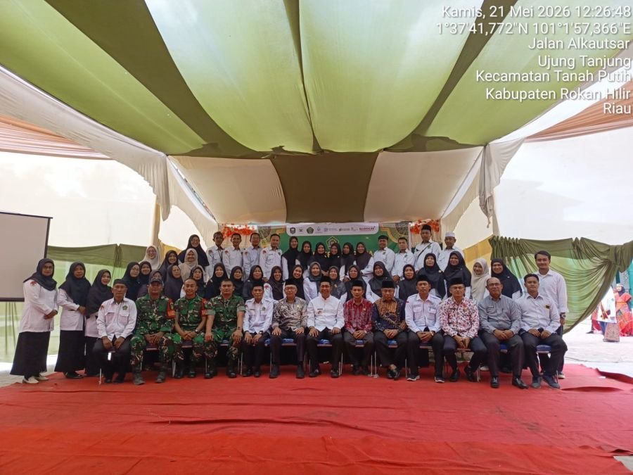 Koramil 02/TP Hadiri Pelepasan Siswa MTsN 1 Rohil