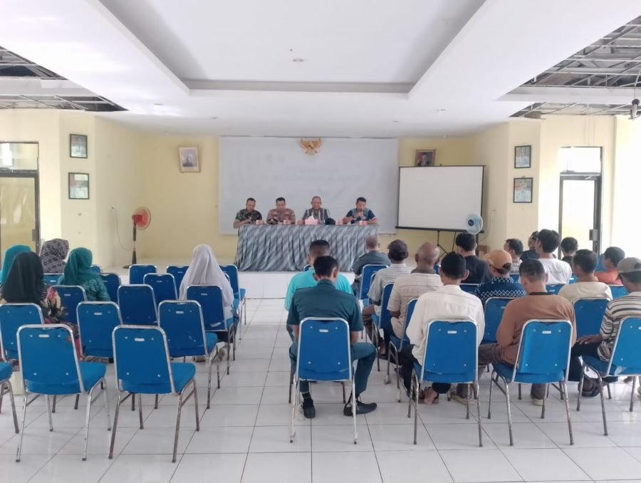 Rapat Koordinasi HUT RI ke-81, Danpos Concong, Polri dan Forkopimcam Bersinergi