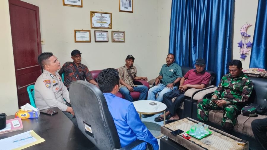 Rapat kordinasi perbaikan jalan pertanahan di Kep. Labuhan Papan, Kec. TPTM, Kab. rohil