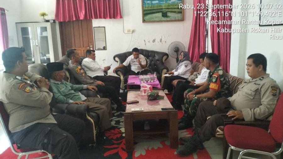 RAPAT PEMBAHASAN PASAR RAKYAT/KAGET DI KEL. SUNGAI RANGAU DAN KEP. BAGAN CEMPEDAK KEC. RANTAU KOPAR
