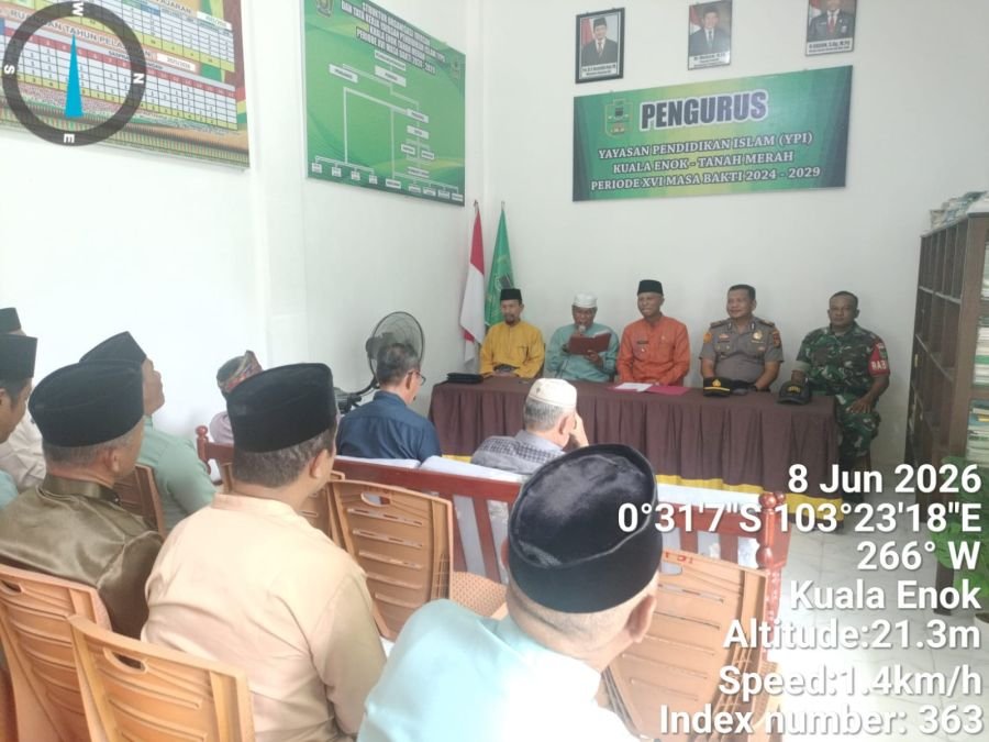 Rapat Persiapan MTQ Tingkat Kecamatan Tanah Merah Digelar, Selat Nama Ditunjuk Jadi Tuan Rumah