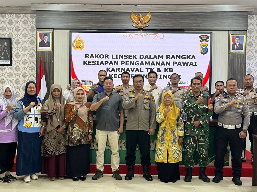 Rapat Persiapan PAM Pawai Karnaval Anak TK Dan KB Sambut HARDIKNAS Di Kepulauan Meranti