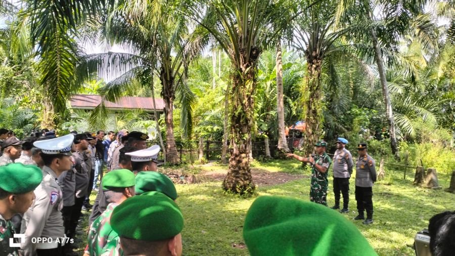 Ratusan Personel Disiagakan, Danramil 07/KH Tekankan Pengamanan Pacu Jalur Kecamatan Pangean