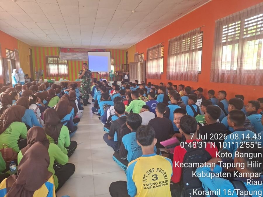 Ratusan Siswa ikuti MPLS di SMAN 1 Tapung Hilir