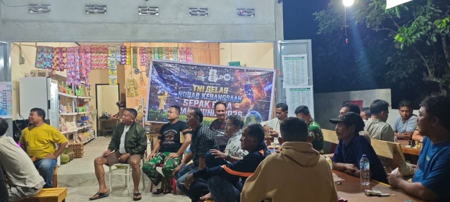 Riuh Penonton Pecah di Kuansing, TNI dan Warga Kawal Ketat Laga Piala Dunia
