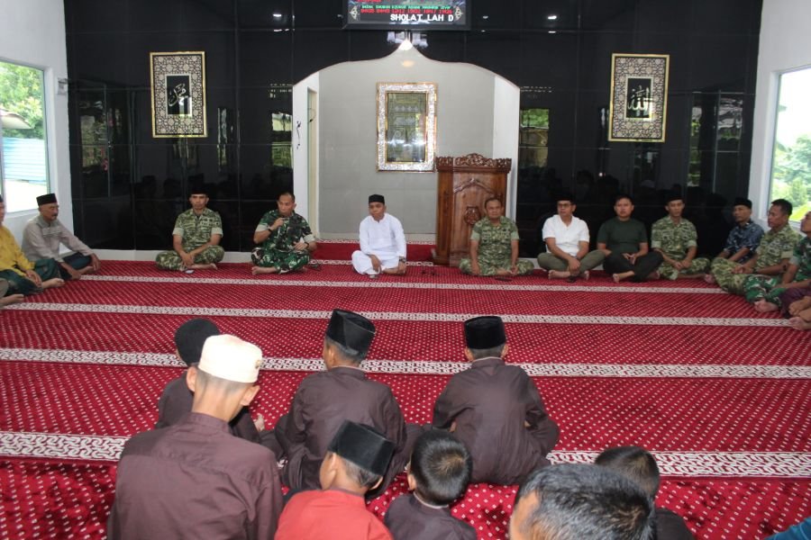 Sambut HUT Ke-1 Kodam XIX/TT, Prajurit dan PNS Kodim 0315/TPI Gelar Doa Bersama di Masjid Al-Abror