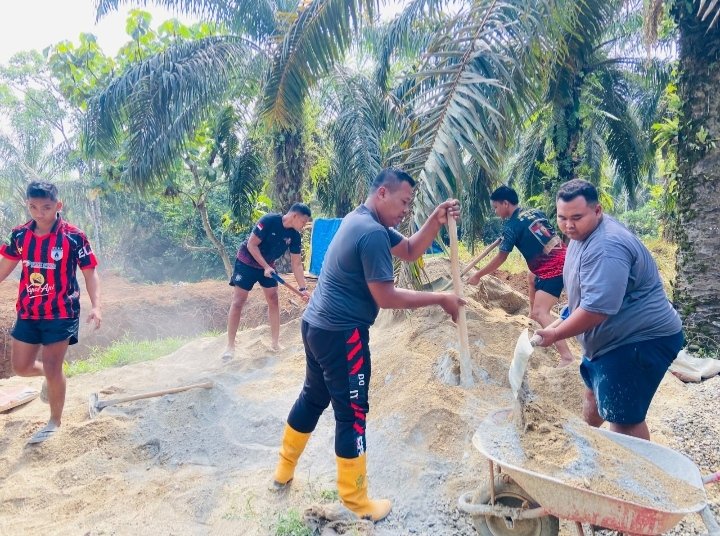 Satgas Kodim Kejar Target, Jembatan Gantung Garuda Tahap V Capai 35 Persen