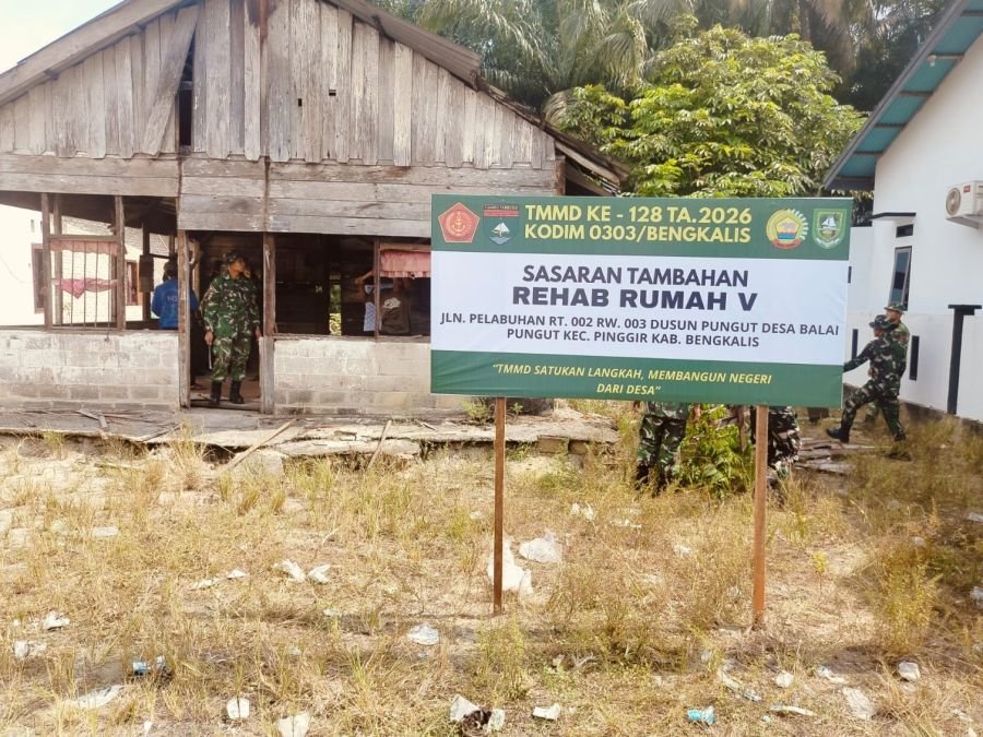 Satgas TMMD Bengkalis Rehap 5 unit RTLH jadi Hunian Kokoh dan Nyaman