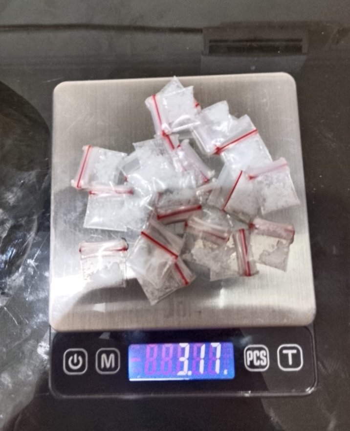 Satresnarkoba Polres Rohul amankan seorang pemuda dan  20 Paket Sabu 