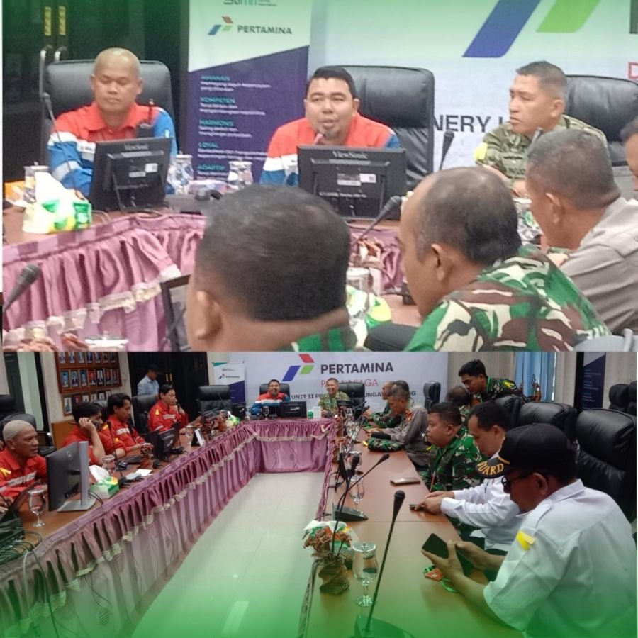 Satu Komando Cegah Karhutla, Triadi Lukito Sambut Tim Mabes TNI di Pertamina RU II