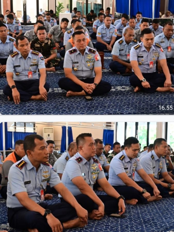 Sejukkan Hati, Kokohkan Iman: Lanud RSN Gelar Kajian Rutin Usai Shalat Dhuha