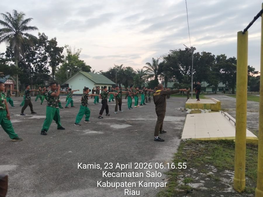 Seluruh Prajurit Yonif 132/BS Perdalam Kemampuan Pencak Silat Militer di Lapangan Jaya Raga
