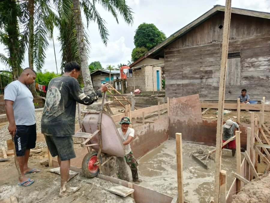 Semangat Gotong Royong Tak Pernah Padam, Pembangunan Jembatan Garuda Terus Berlanjut