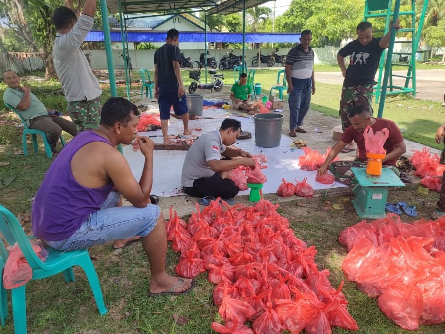 Semangat Idul Adha, Kodim 0317/TBK Tebar Kurban untuk Masyarakat
