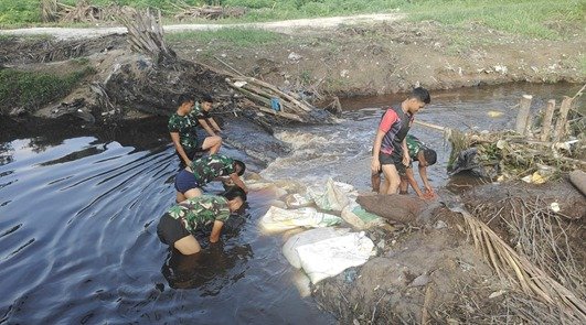 Semangat Kebersamaan Menguat, Pembangunan Jembatan Garuda Terus Dikebut