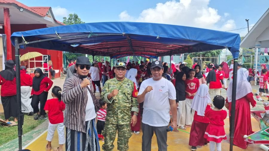 Semarak HUT ke-81 RI, Warga Mangsang Batam Gelar Pawai Bersama
