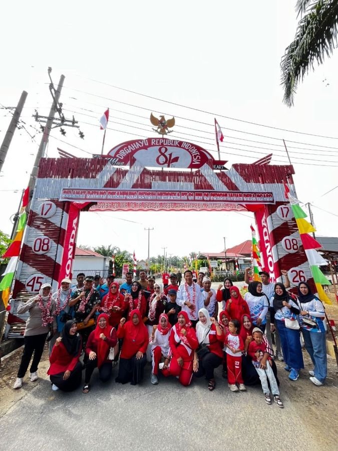 Semarak HUT RI ke-81 dan Desa Ngaso ke-49, Tim Gabungan Gelar Penilaian Kampung Merdeka