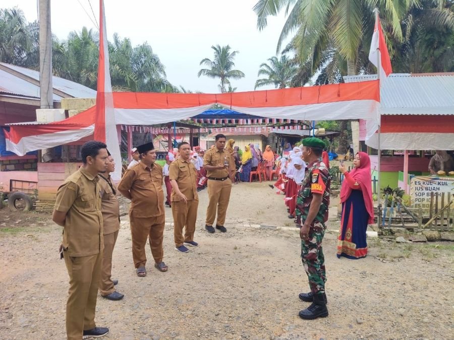 Semarakkan Kemerdekaan, Koramil 08/TDN Sukseskan Ekspedisi Merah Putih di Kabun Rohul