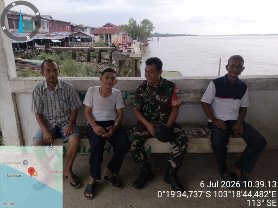 Serda Ali B. Harahap Komsos di Sapat, Tegaskan Pentingnya Jaga Kamtibmas