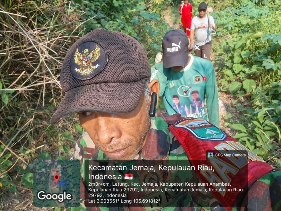 Serda Binran Bersama Pemdes Landak Cek Bank Penampungan Air Bersih