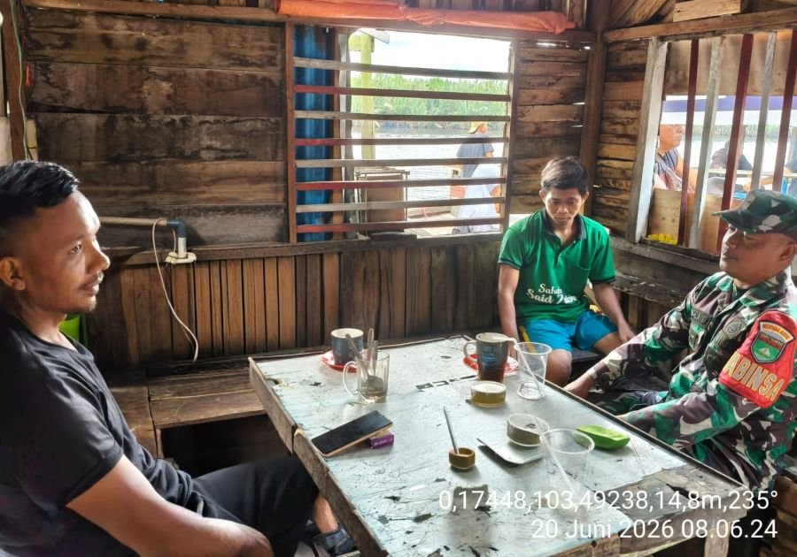 Serda Chandra Bastian Bangun Kedekatan, Jaga Stabilitas Kelurahan Pelangiran