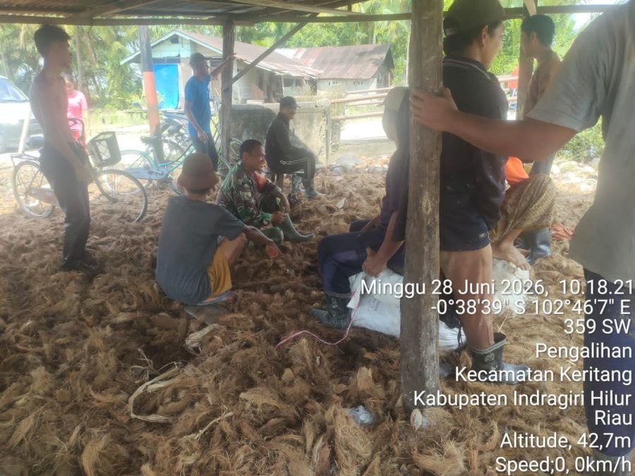 Serda Darmadi Komsos di Pengalihan, Pererat Kedekatan dengan Warga
