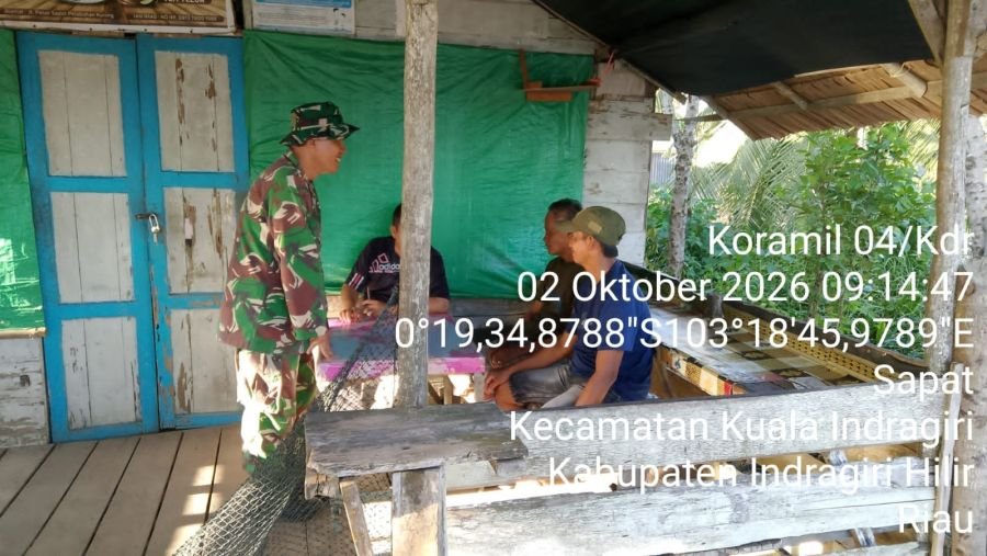 Serda Erwin Savitri Hadir di Tengah Warga Sapat, Komsos Jadi Sarana Pengawasan Humanis