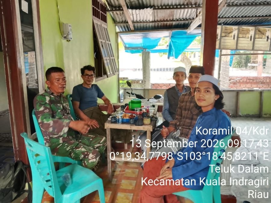 Serda Erwin Savitri Laksanakan Komsos dan Pengawasan SDM Bersama Tokoh Agama Kelurahan Sapat